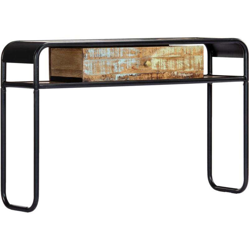 foto del prodotto tavolo consolle 118x30x75 cm in legno massello di recupero vidaxl