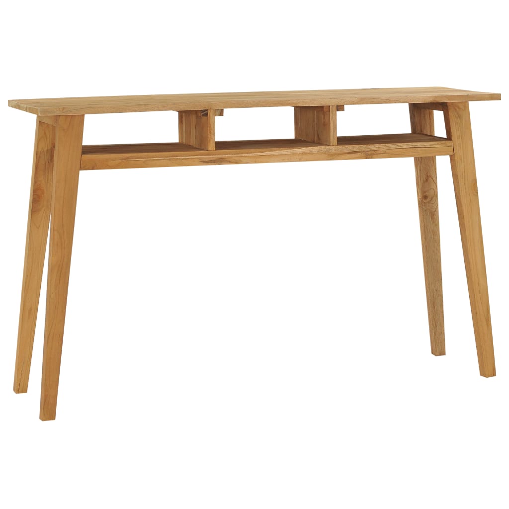 foto del prodotto tavolo consolle 120x35x75 cm in legno massello di teak cod mxl 29835