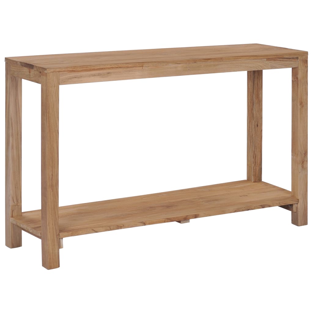 foto del prodotto tavolo consolle 120x35x75 cm in legno massello di teak cod mxl 29836