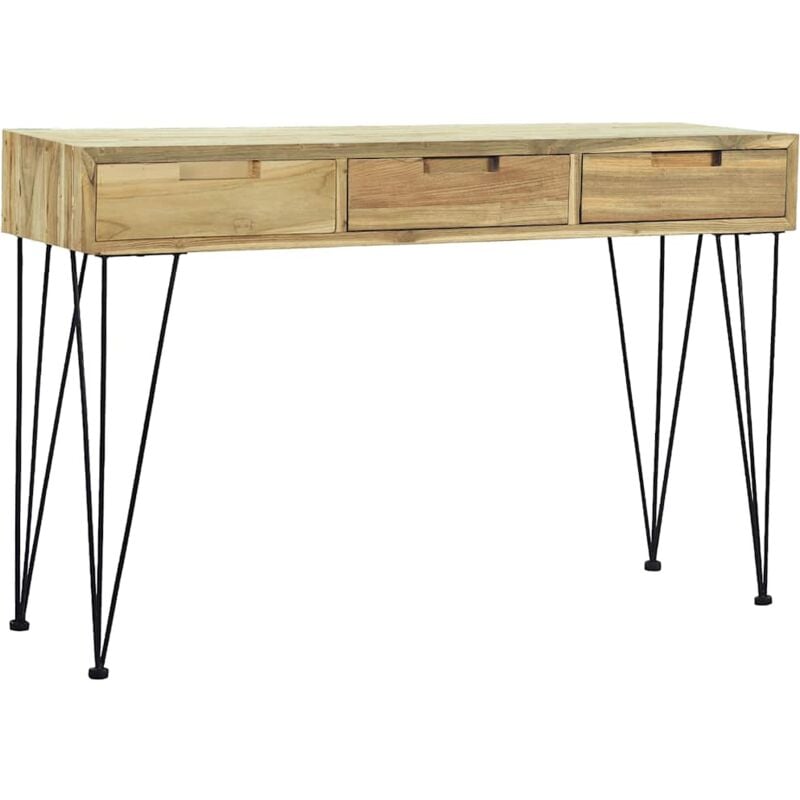 foto del prodotto tavolo consolle 120x35x76 cm in legno massello di teak vidaxl