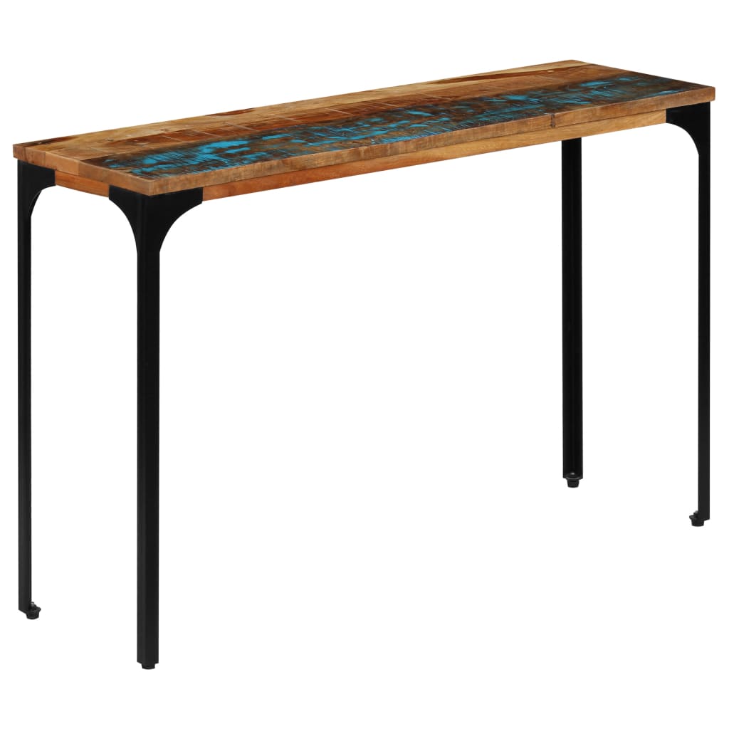 foto del prodotto tavolo consolle 120x35x76 cm legno massello di recupero cod mxl 17809