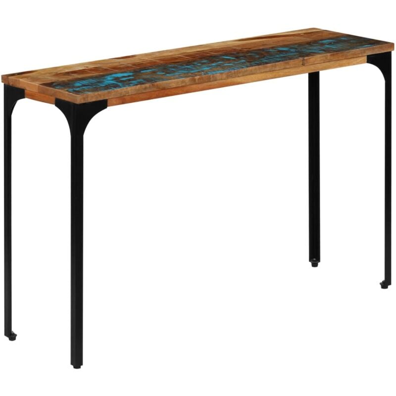 foto del prodotto tavolo consolle 120x35x76 cm legno massello di recupero vidaxl