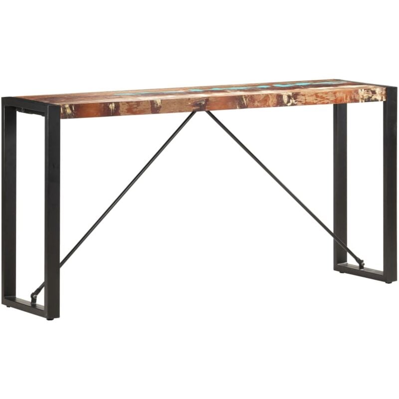 foto del prodotto tavolo consolle 150x35x76 cm in legno massello di recupero vidaxl 668196