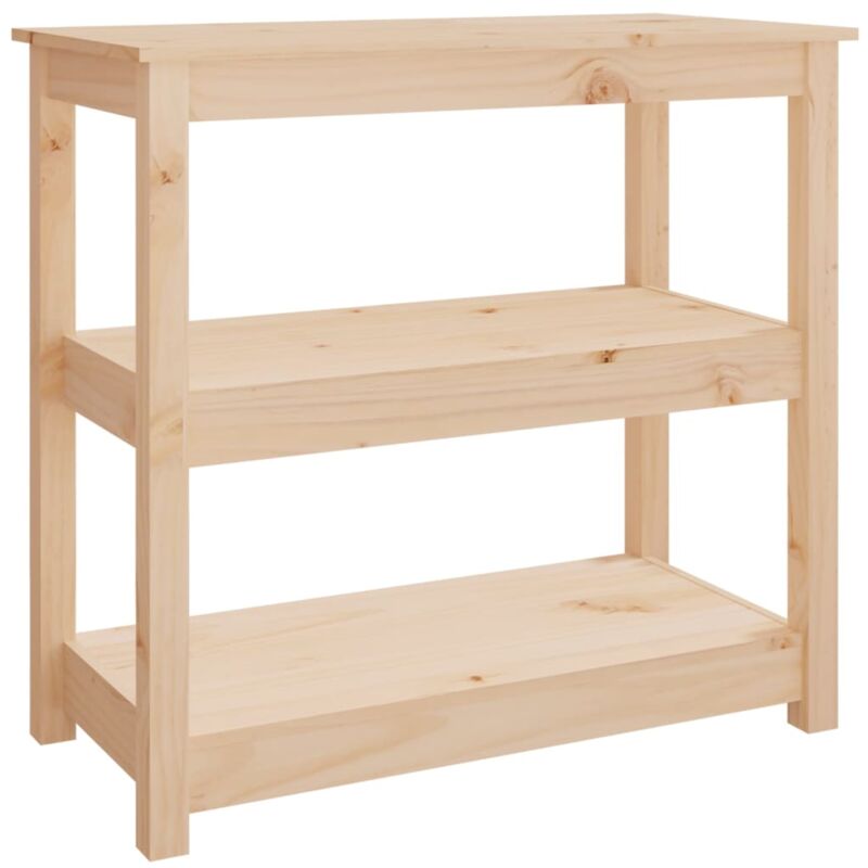 foto del prodotto tavolo consolle 80x40x74 cm in legno massello di pino vidaxl