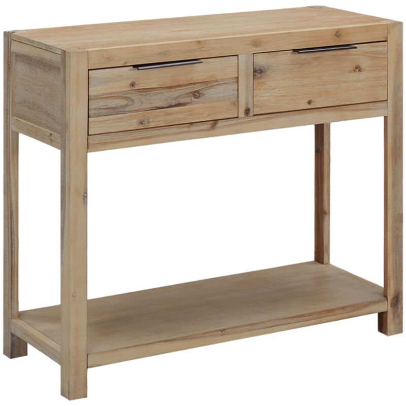 foto del prodotto tavolo consolle 82x33x73 cm in legno massello di acacia vidaxl