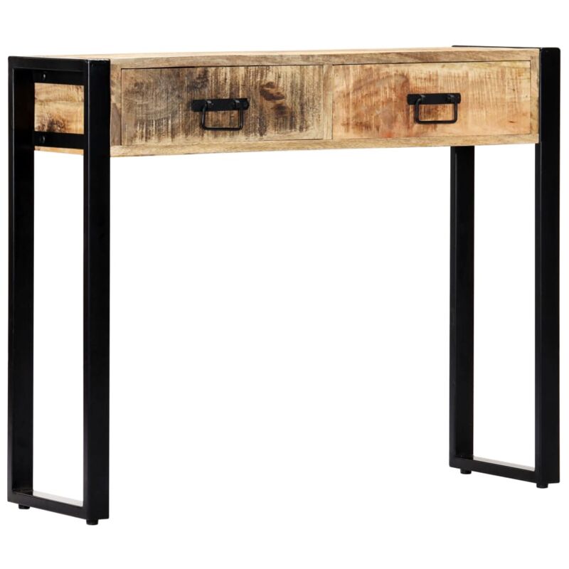 foto del prodotto tavolo consolle 90x30x75 cm in legno massello di mango vidaxl 537190