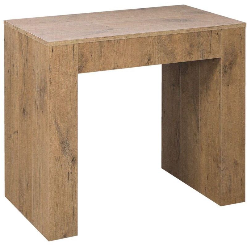 foto del prodotto tavolo consolle allungabile extra quercia natura 14 posti