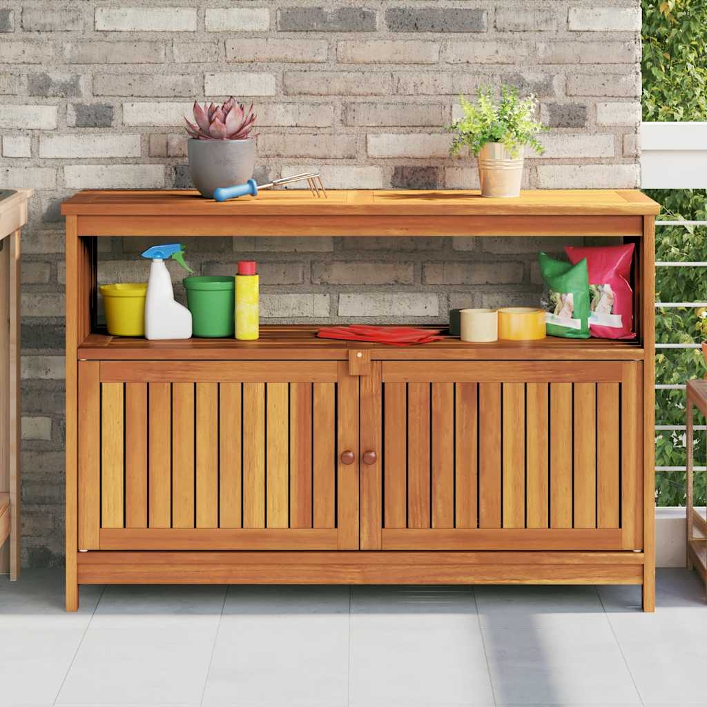 foto del prodotto tavolo consolle da giardino 110x35x75 cm legno massello acaciacod mxl 102377