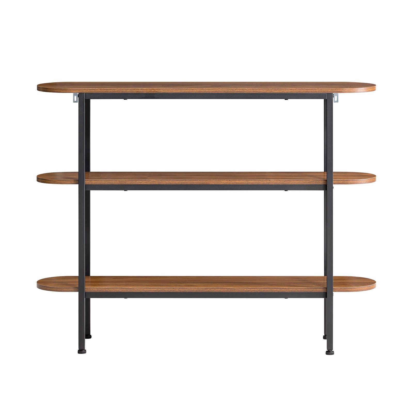 foto del prodotto tavolo consolle da ingresso tavolino stretto tavolo decorativo marrone 110x25x86cm fsb67-ws sobuy