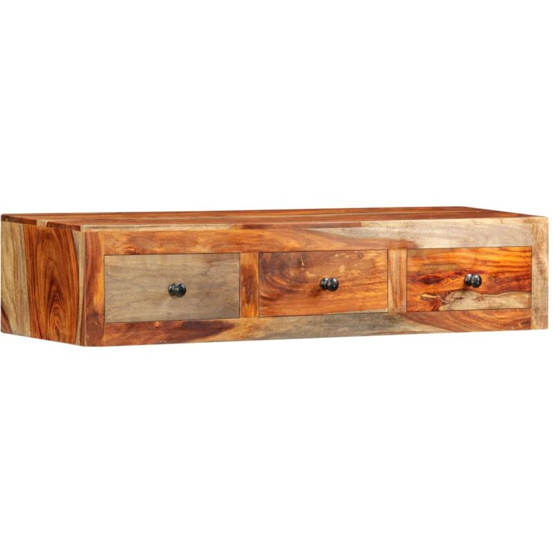 foto del prodotto tavolo consolle da parete 100x25x20 cm in massello di acacia vidaxl