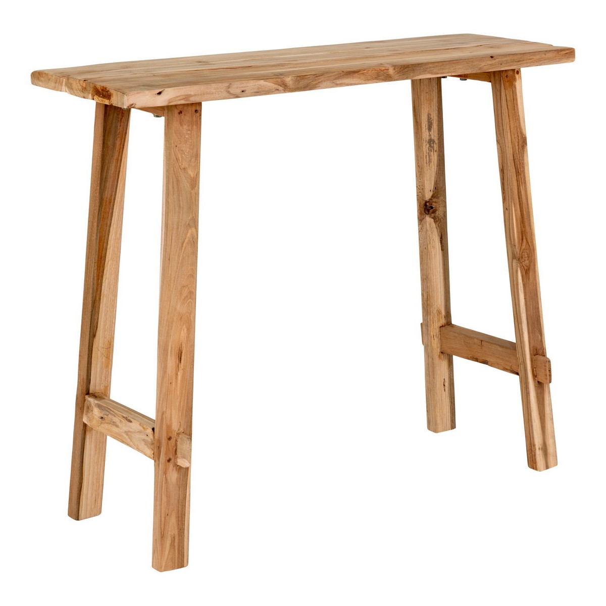 foto del prodotto tavolo consolle girona, marrone, legno, 90x30x80 cm, epikasa