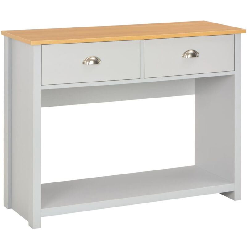 foto del prodotto tavolo consolle grigio 97x35x76 cm vidaxl
