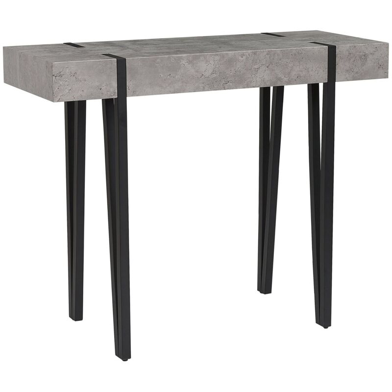 foto del prodotto tavolo consolle grigio chiaro adena