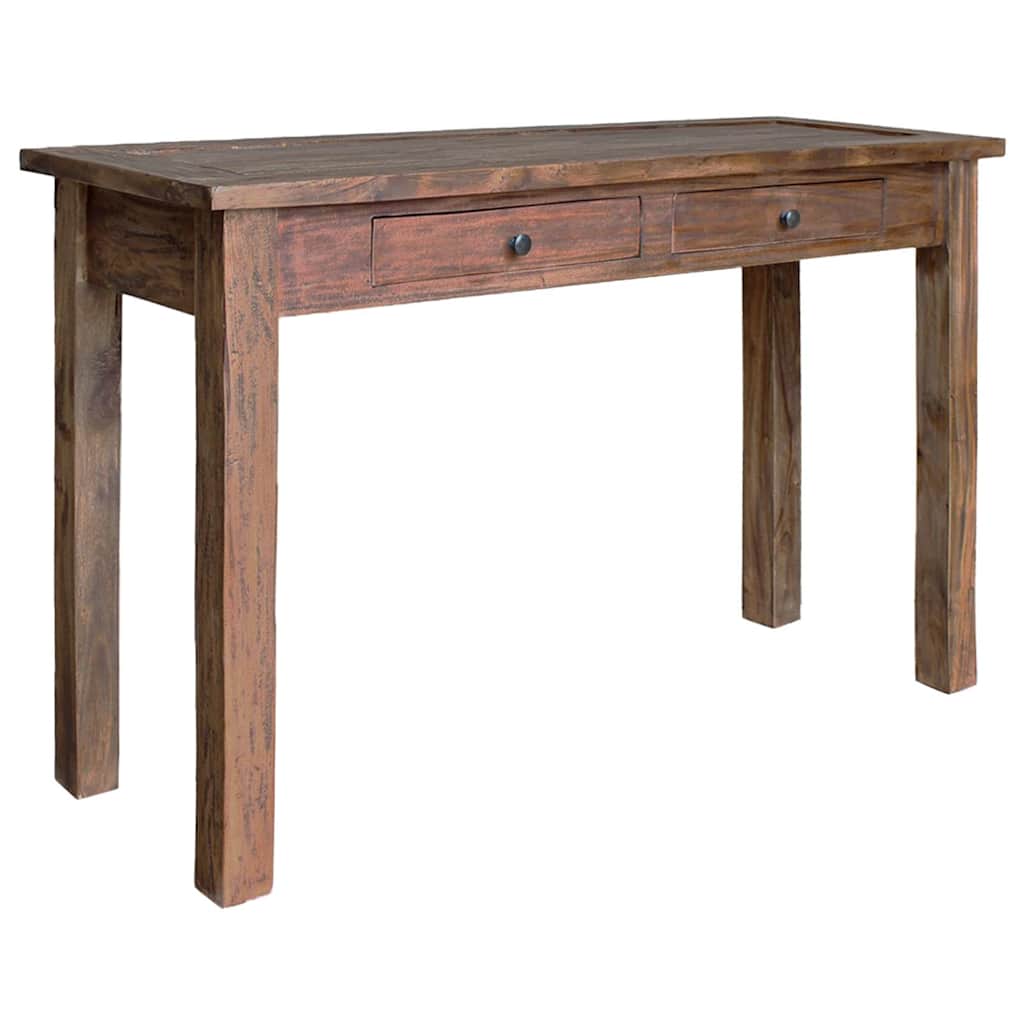 foto del prodotto tavolo consolle in legno massello recuperato 123x42x75 cm cod mxl 17733