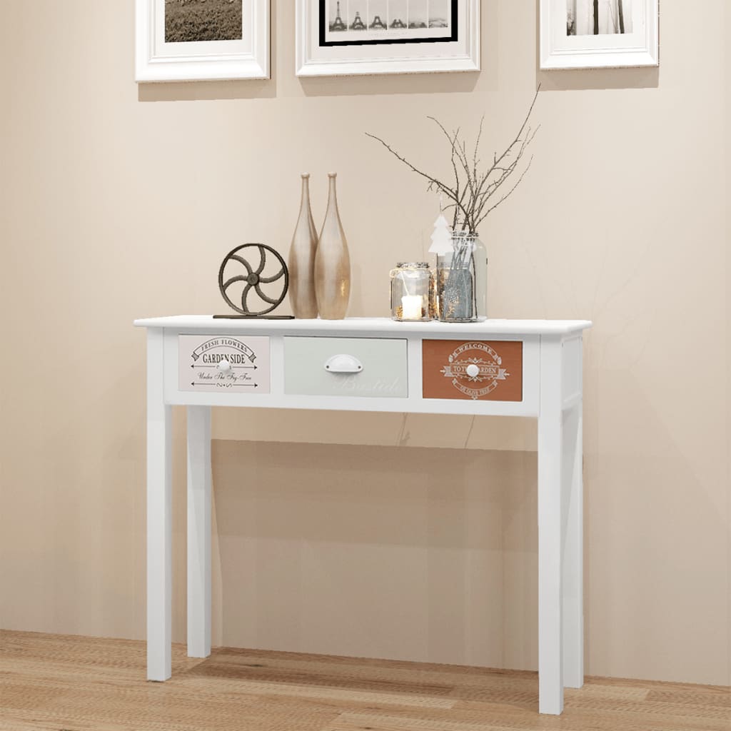 foto del prodotto tavolo consolle in stile francese in legno cod mxl 24879