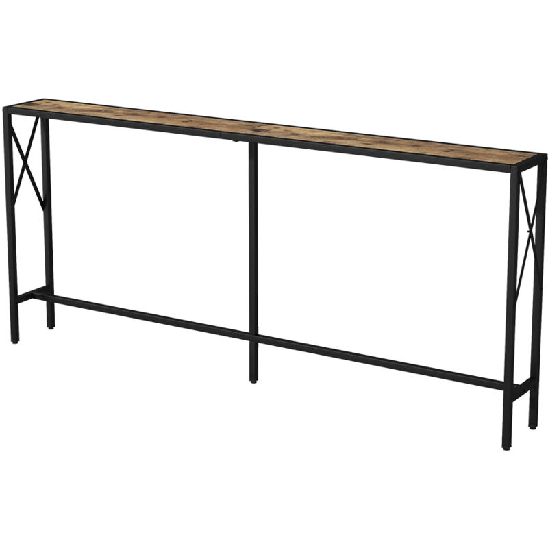 foto del prodotto tavolo consolle lima, rovere rustico, 174 x 77 cm, vicco