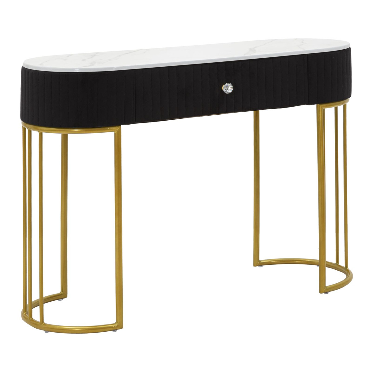 foto del prodotto tavolo consolle mf614, nero, legno, 100x43x74 cm, epikasa