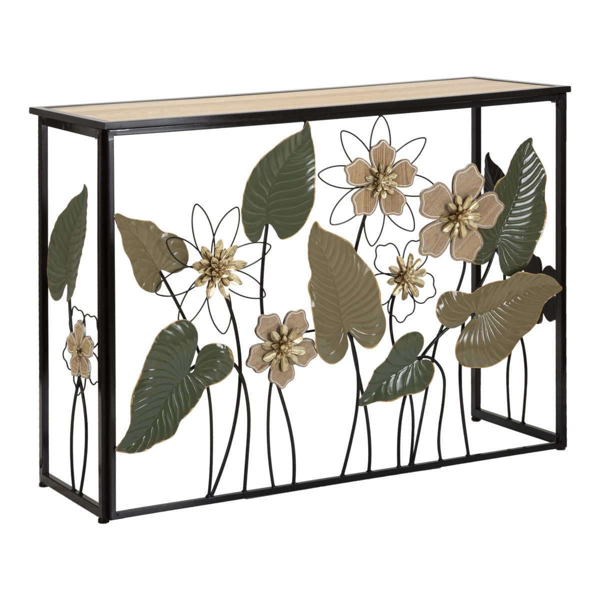 foto del prodotto tavolo consolle natura 2, multicolore, metallo, 108x36,8x80 cm, epikasa