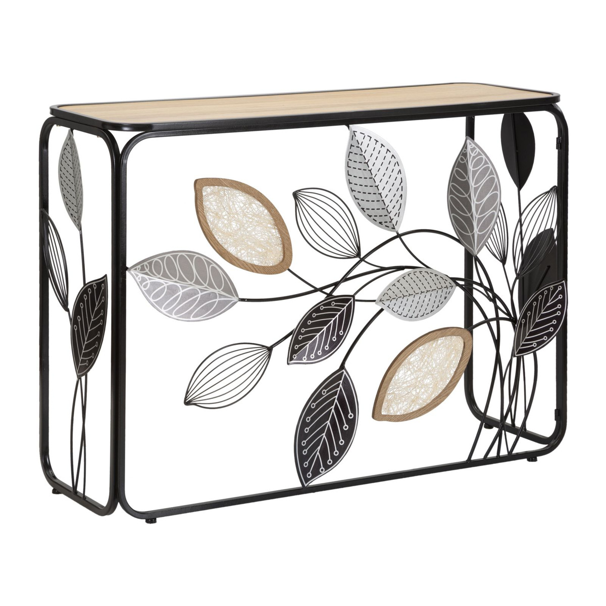 foto del prodotto tavolo consolle natura 3, multicolore, metallo, 108x36,8x80 cm, epikasa