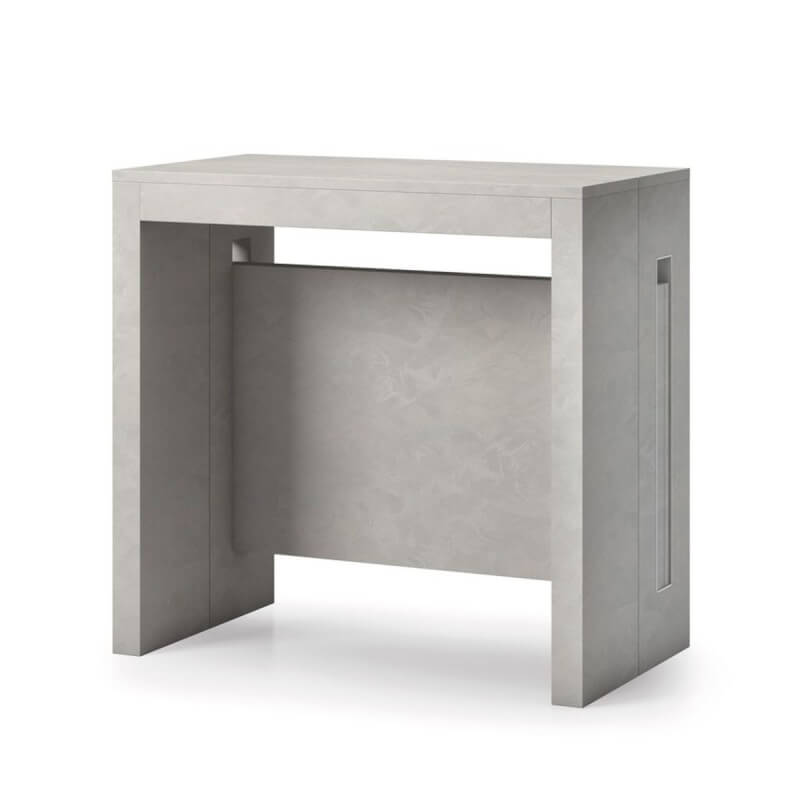 foto del prodotto tavolo consolle trasformabile cemento