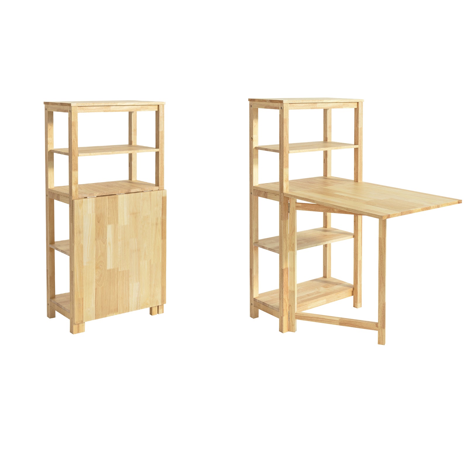 foto del prodotto tavolo cucina piccolo tavolo da cucina allungabile tavolino da pranzo credenza scaffale tavolini pieghevoli fwt70 n