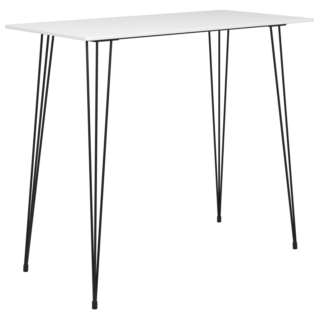 foto del prodotto tavolo da bar bianco 120x60x105 cm vidaxl