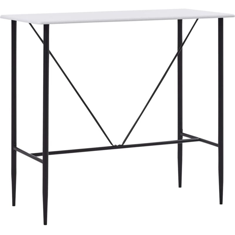 foto del prodotto tavolo da bar bianco 120x60x110 cm in mdf vidaxl