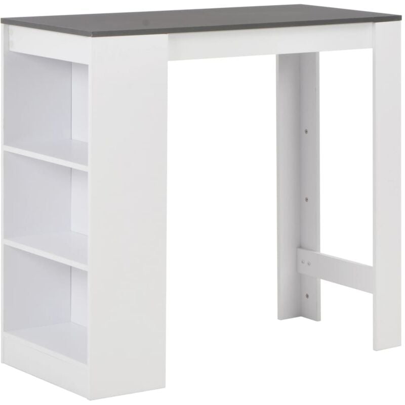 foto del prodotto tavolo da bar con ripiano bianco 110x50x103 cm vidaxl