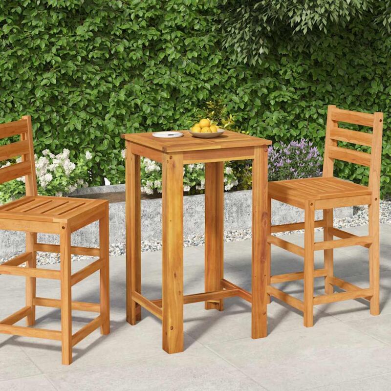 foto del prodotto tavolo da bar da giardino 60x60x105 cm legno massello di acacia vidaxl