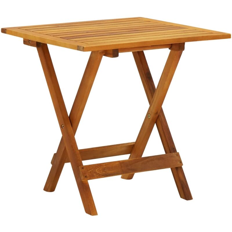 foto del prodotto tavolo da bistrot 46x46x47 cm in legno massello di acacia vidaxl