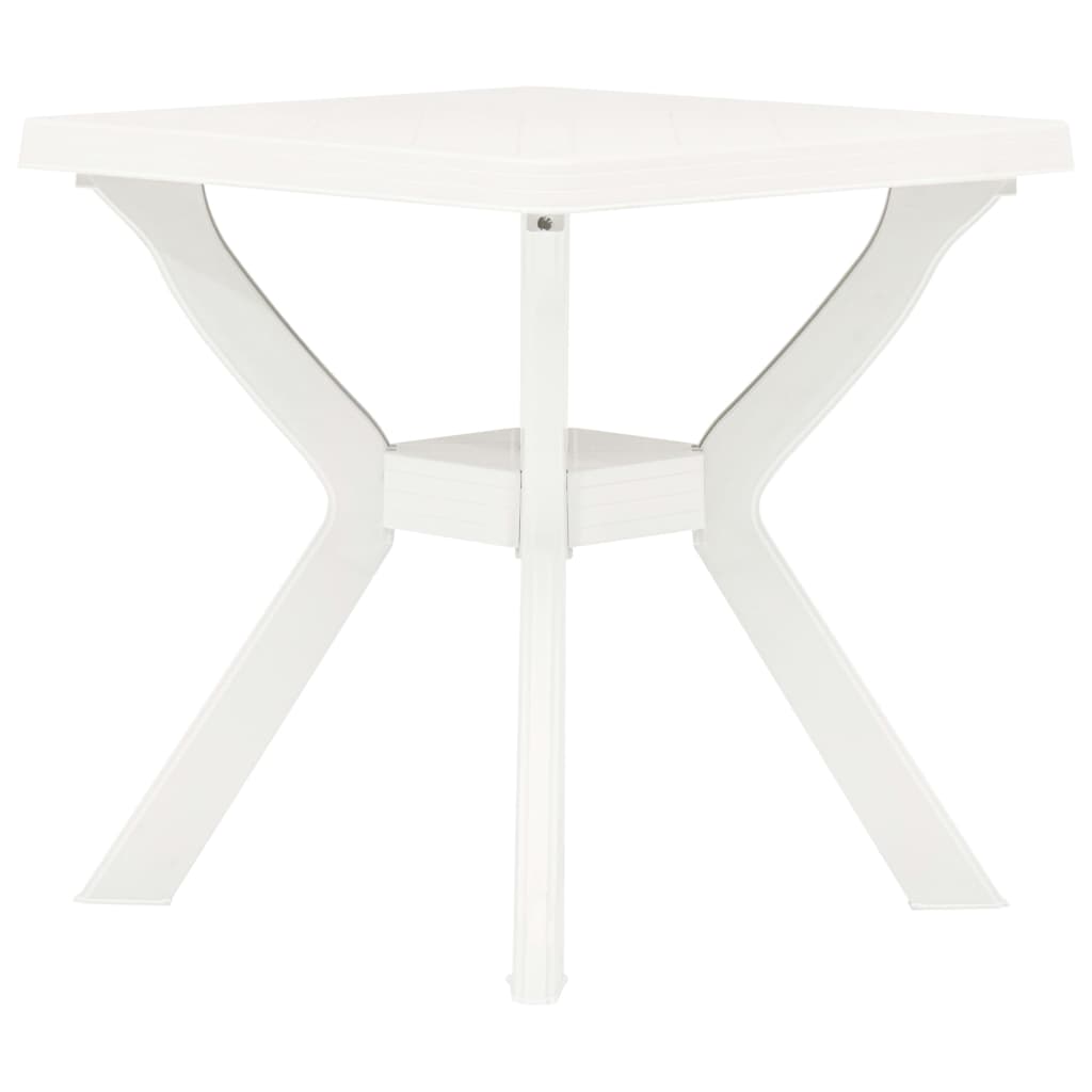 foto del prodotto tavolo da bistrot bianco 70x70x72 cm in plastica cod mxl 34190