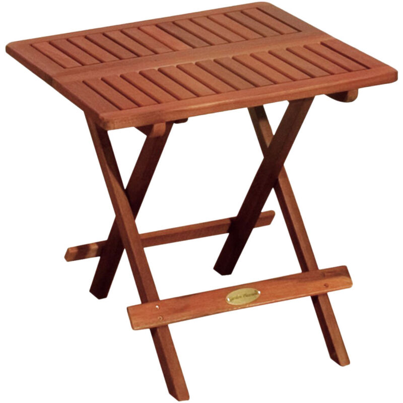 foto del prodotto tavolo da bistrot esterno legno eucalipto oliato marrone giardino balcone terrazza mobili angolare terrace