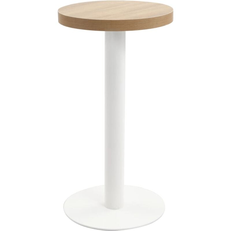 foto del prodotto tavolo da bistrot marrone chiaro 40 cm in mdf vidaxl