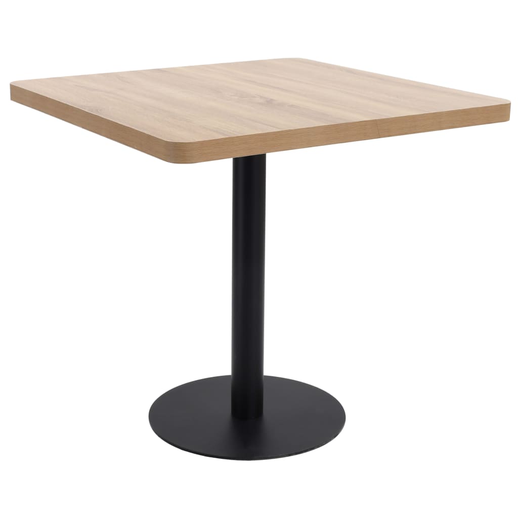foto del prodotto tavolo da bistrot marrone chiaro 80x80 cm in mdfcod mxl 127167