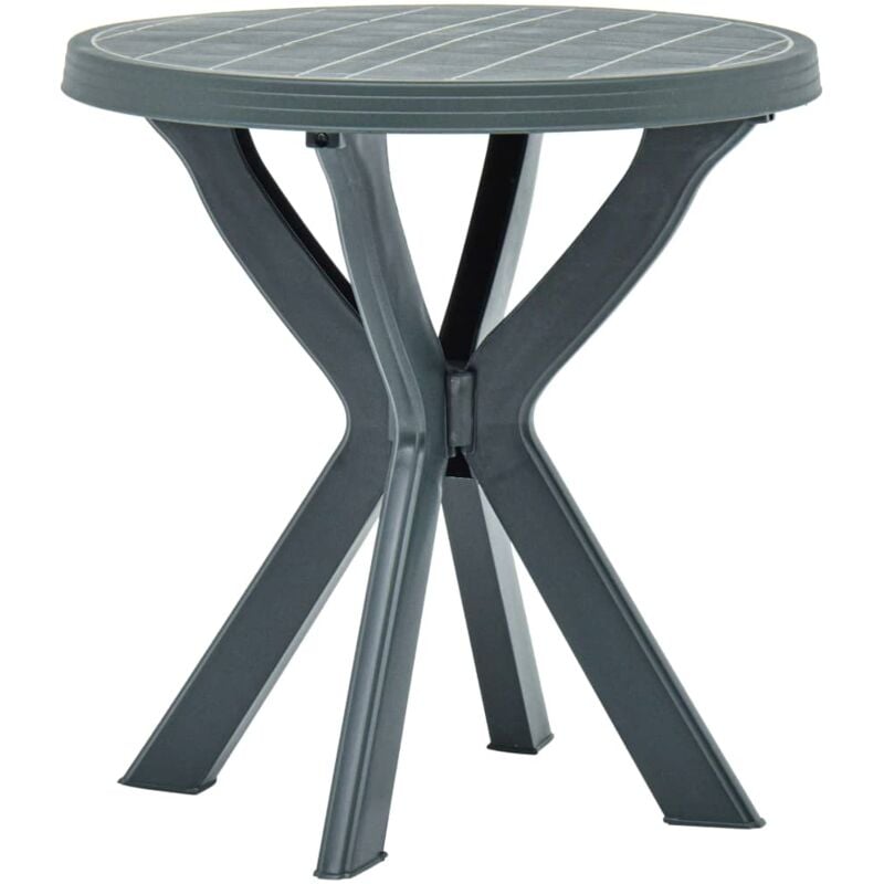 foto del prodotto tavolo da bistrot verde 70 cm in plastica vidaxl