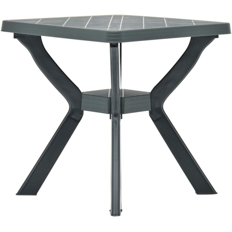 foto del prodotto tavolo da bistrot verde 70x70x72 cm in plastica - vidaxl
