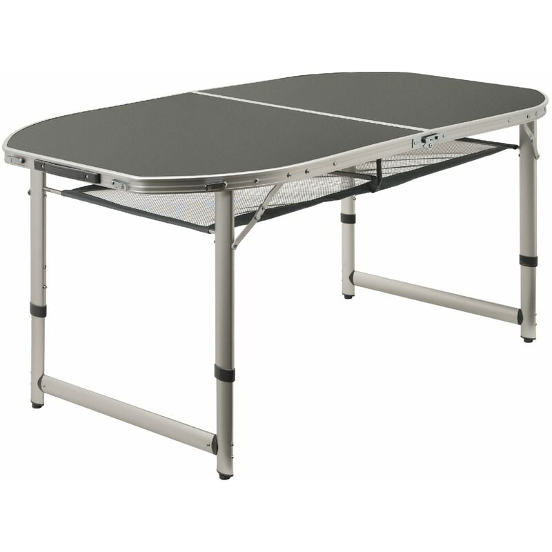 foto del prodotto tavolo da campeggio in alluminio campfeuer per 6 persone 150 x 80 cm pieghevole, regolabile in altezza tavolino pieghevole in alluminio, tavolo