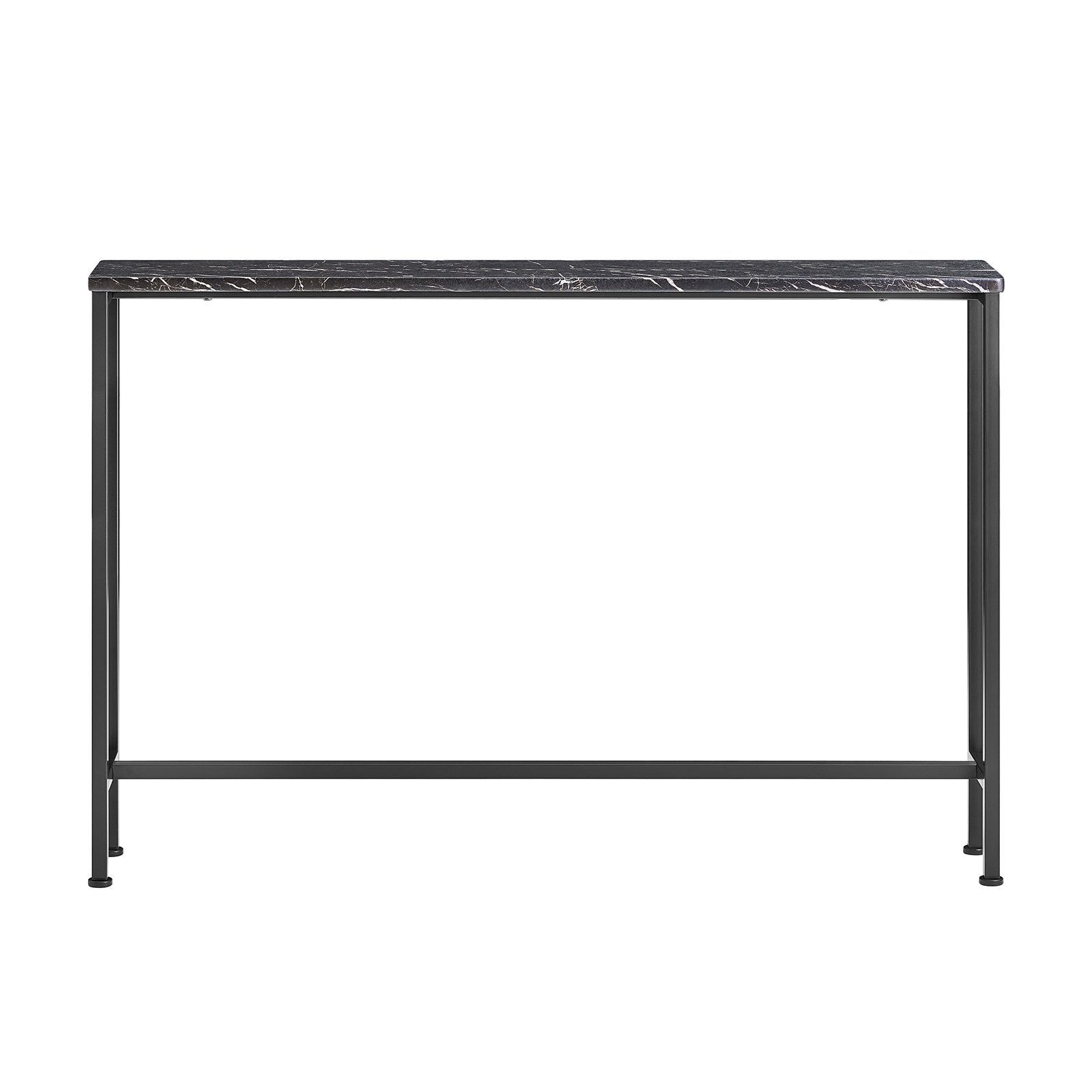 foto del prodotto tavolo da consolle vintage tavolo da ingresso tavolo per divano salvaspazio l120 p20 a80 cm nero fsb19 xl sch
