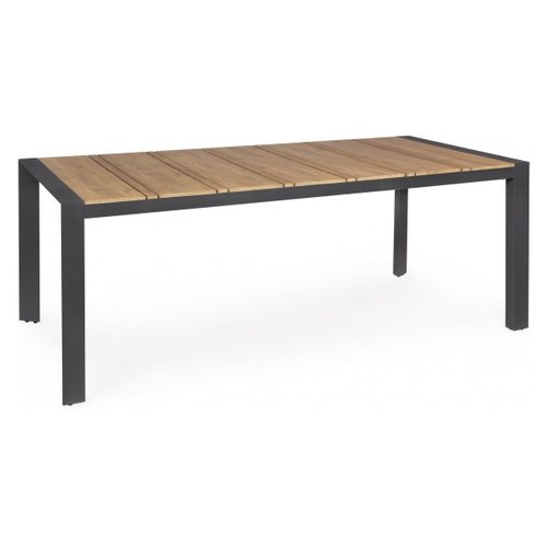 foto del prodotto tavolo da esterno yes everyday 0662174 elias teak e antracite