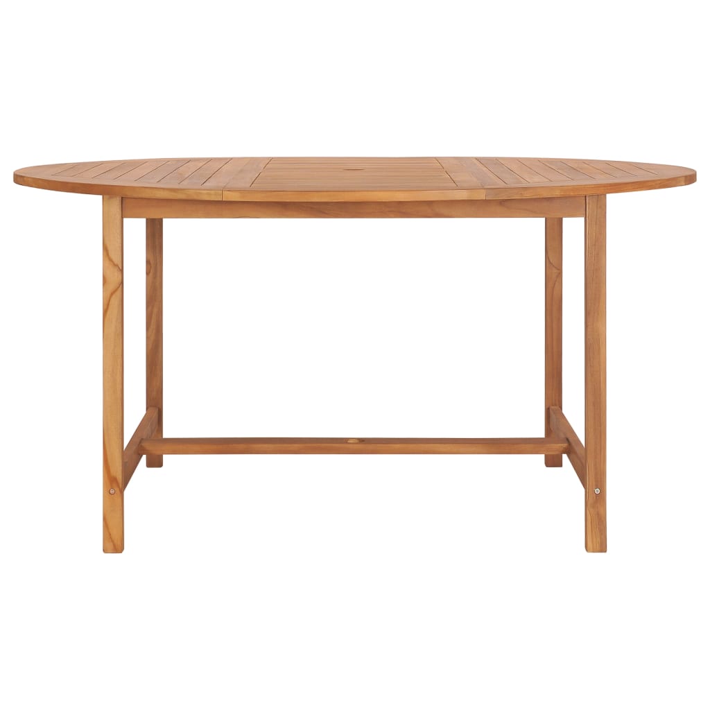 foto del prodotto tavolo da giardino 150x76 cm in massello di teak cod mxl 34343
