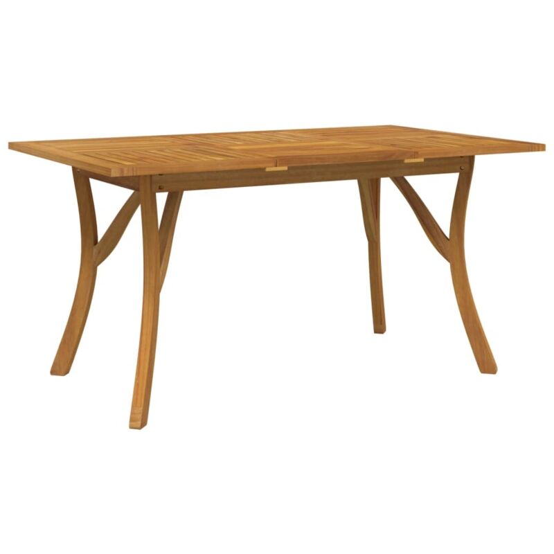 foto del prodotto tavolo da giardino 150x90x75 cm legno massello di acacia vidaxl