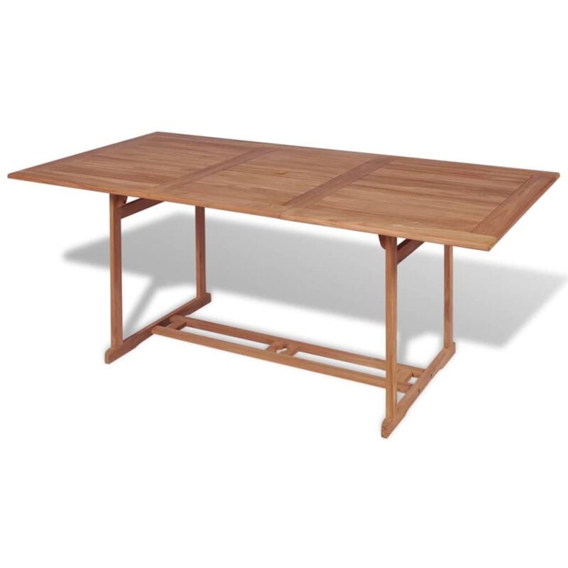 foto del prodotto tavolo da giardino 180x90x75 cm in massello di teak vidaxl