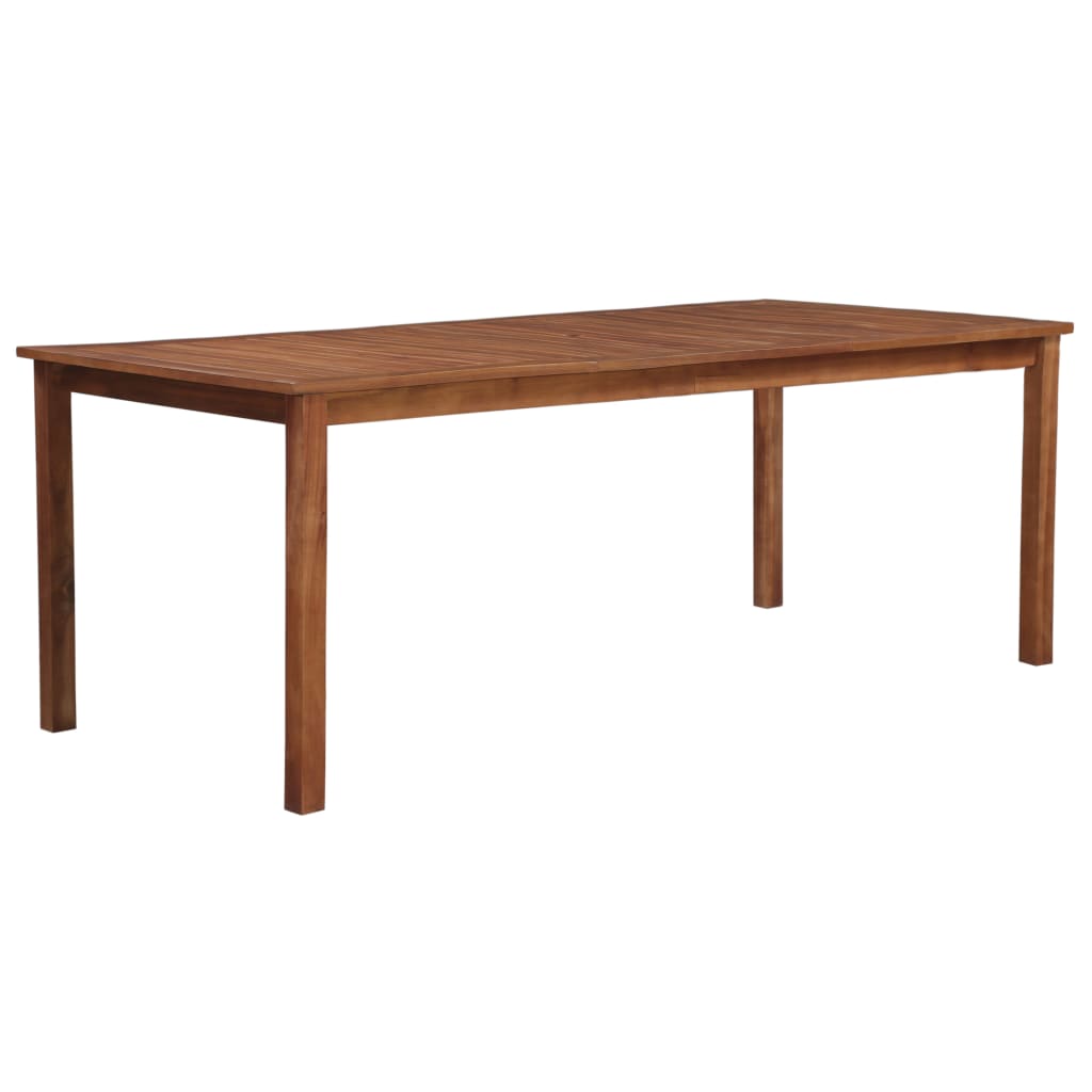 foto del prodotto tavolo da giardino 200x100x74 cm in legno massello di acacia cod mxl 45689