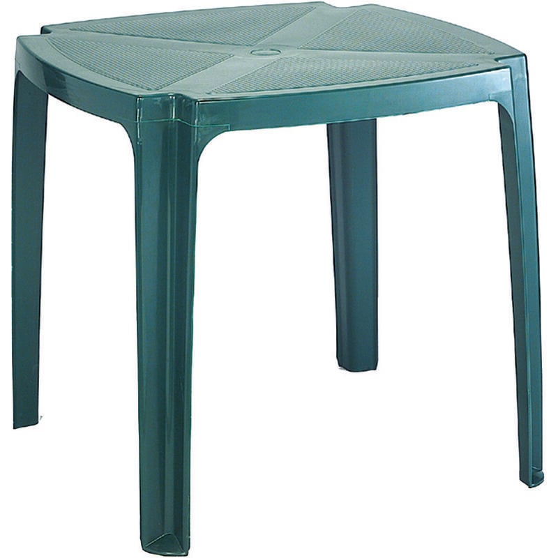 foto del prodotto tavolo da giardino 75x75 verde cm.75x75x72h. cm.75x75x72h. peso kg.5,9