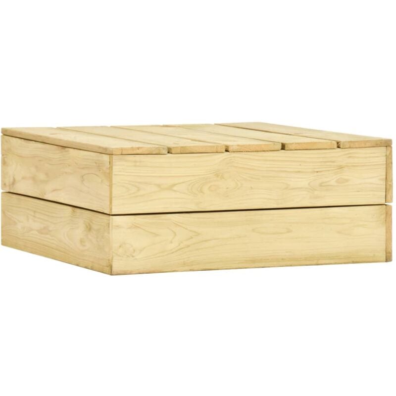 foto del prodotto tavolo da giardino 75x75x31 cm in legno di pino impregnato vidaxl