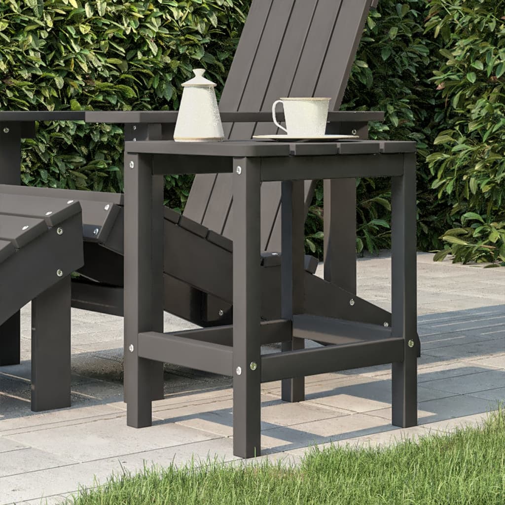 foto del prodotto tavolo da giardino adirondack antracite 38x38x46 cm hdpe cod mxl 34377