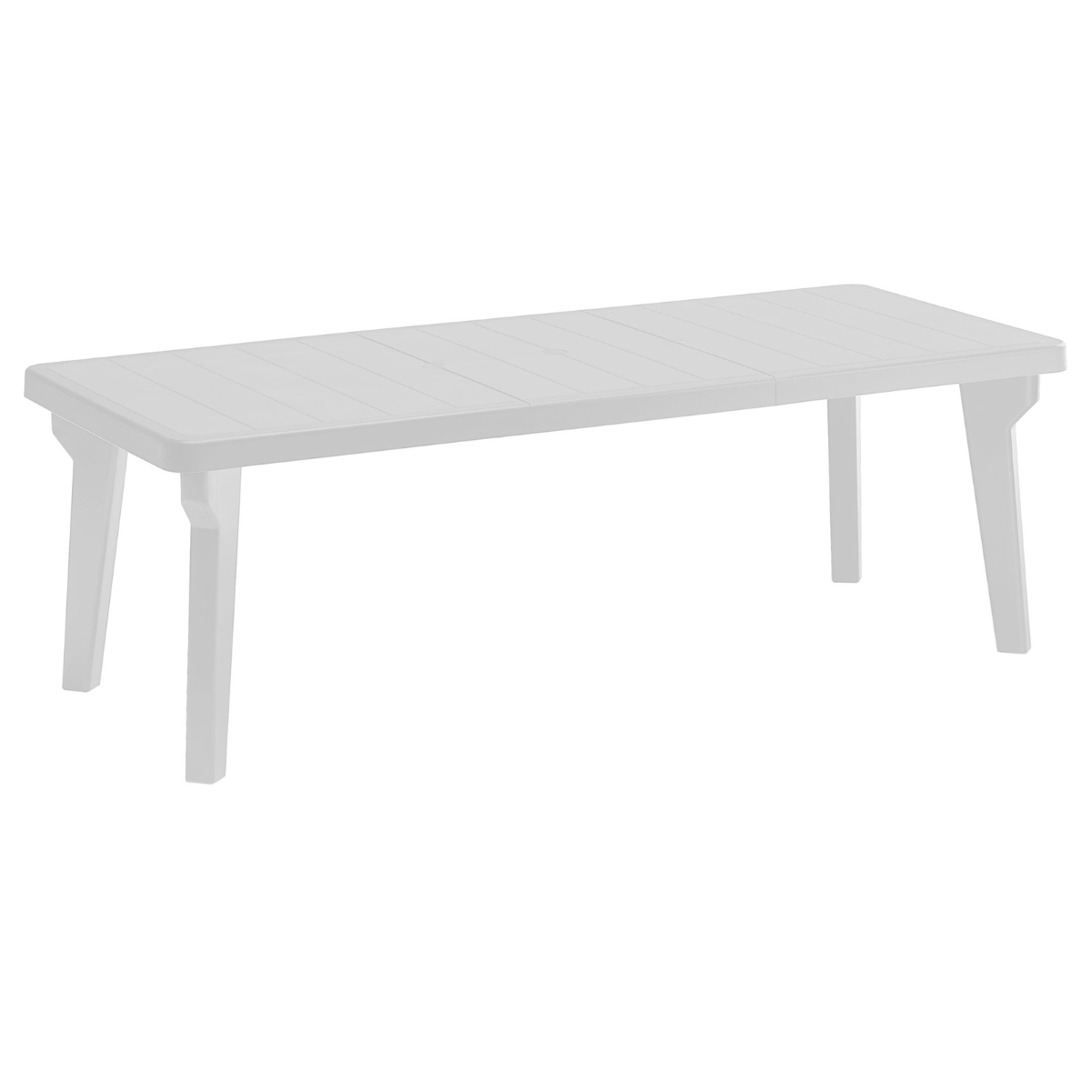 foto del prodotto tavolo da giardino allungabile in plastica bergen 160 220x90x74 cm bianco
