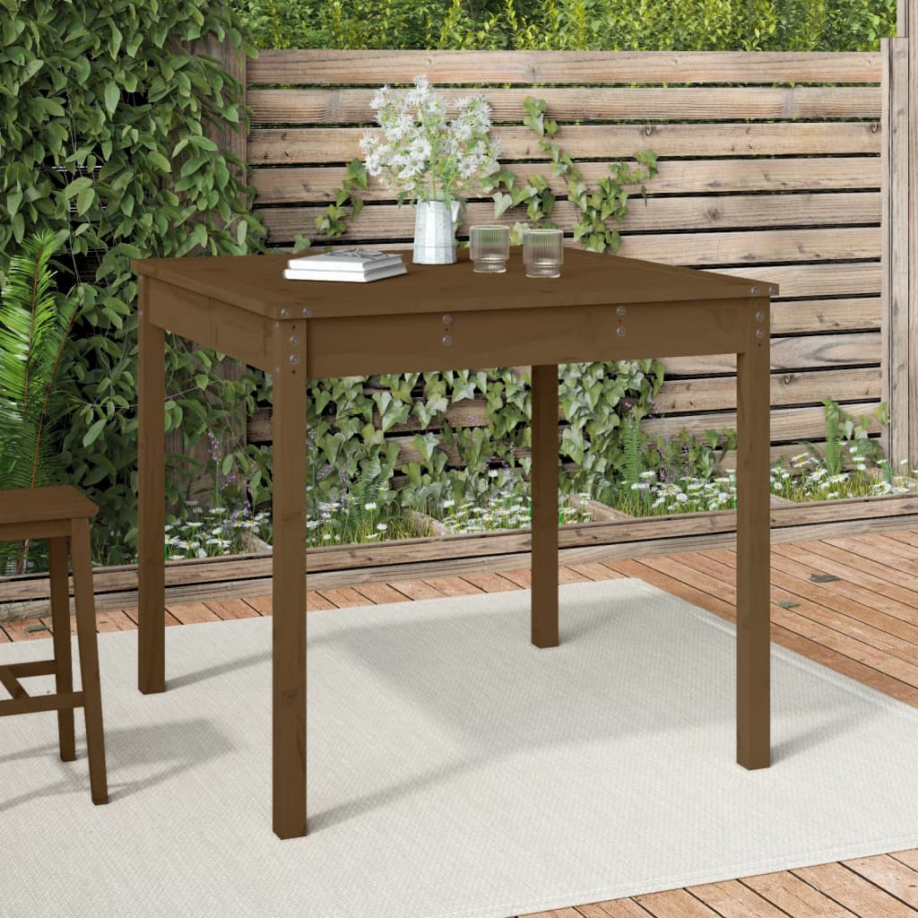 foto del prodotto tavolo da giardino ambra 82,5x82,5x76 cm legno massello di pino