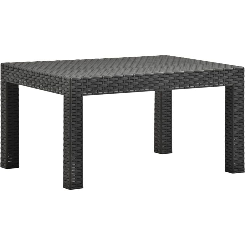 foto del prodotto tavolo da giardino antracite 58x58x41 cm in rattan pp vidaxl