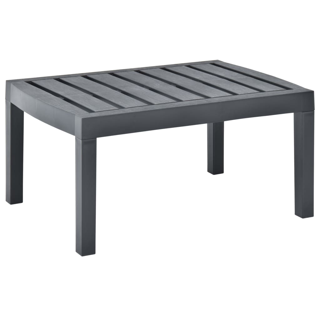 foto del prodotto tavolo da giardino antracite 78x55x38 cm in plastica vidaxl